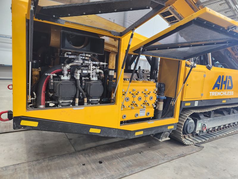 Drill rig servicing and repairs in the workshop