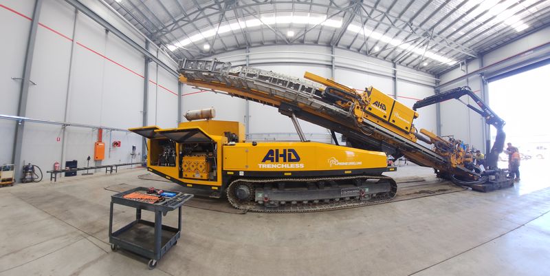 Drill rig servicing and repairs workshop facility at Complete Field Maintenance