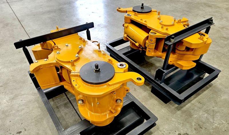 Reconditioned drill rig service exchange assemblies ready for deployment